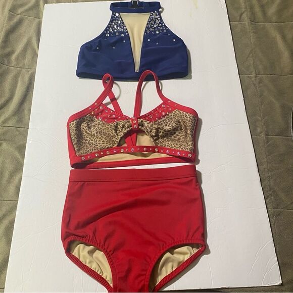 Custom made dance costume 3 piece interchange convention set patriot animal 10 - Picture 3 of 14